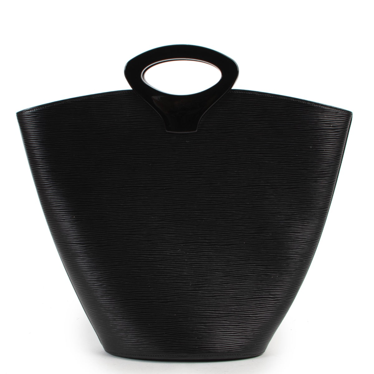 Shop safe online at Labellov in Antwerp this 100% authentic second hand Louis Vuitton Black Epi Leather Noctambule Top handle in very good condition.