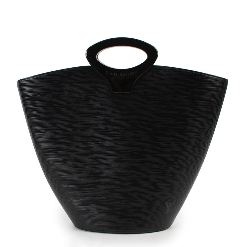 Shop safe online at Labellov in Antwerp this 100% authentic second hand Louis Vuitton Black Epi Leather Noctambule Top handle in very good condition.