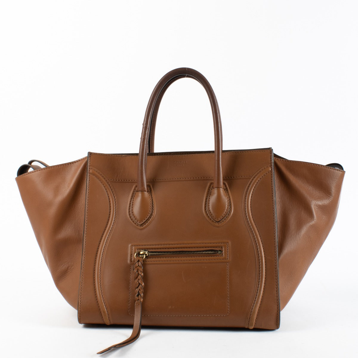 Celine Natural Calfskin Medium Luggage Phantom Bag