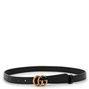 Gucci Black GG Belt - Size 75 for the best price at Labellov secondhand luxury.