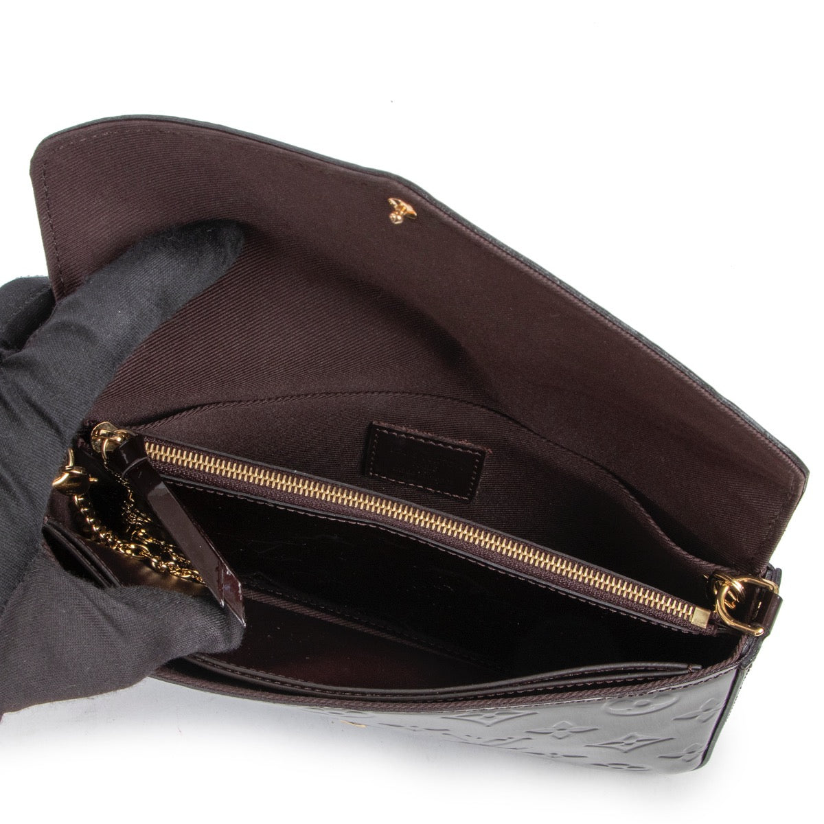 Louis Vuitton Amarante Vernis Pochette Félicie