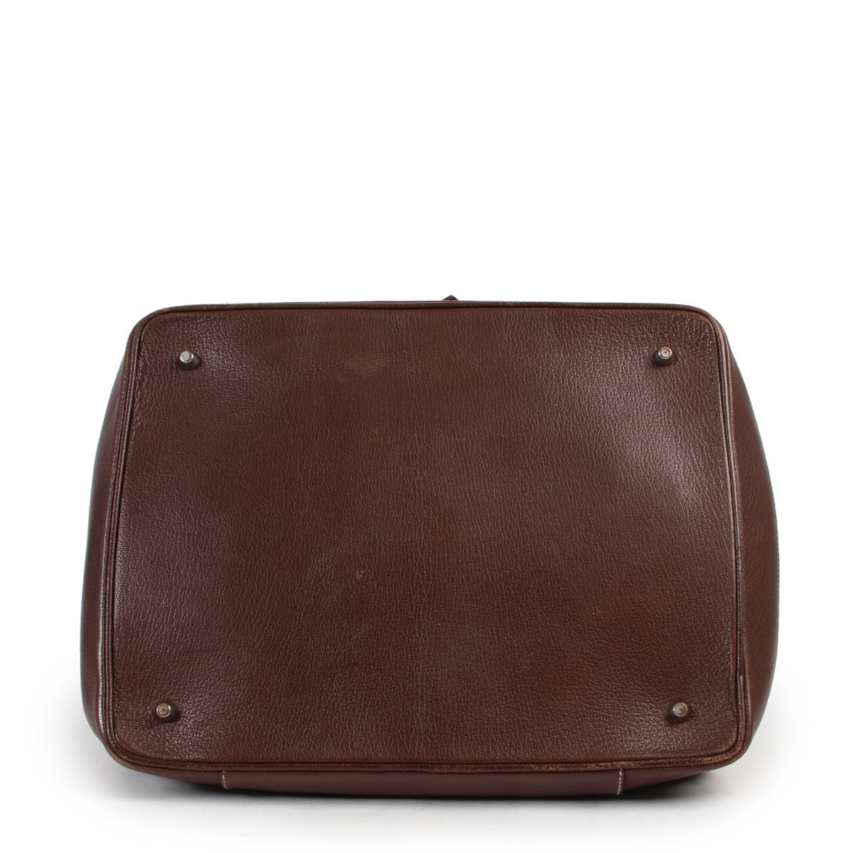 Shop safe online 100% authentic second hand Prada Brown Leather Cerniera Top Handle in very good condition.