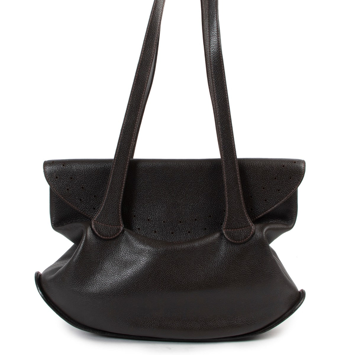 Delvaux Mémoire Brown Shoulder Bag