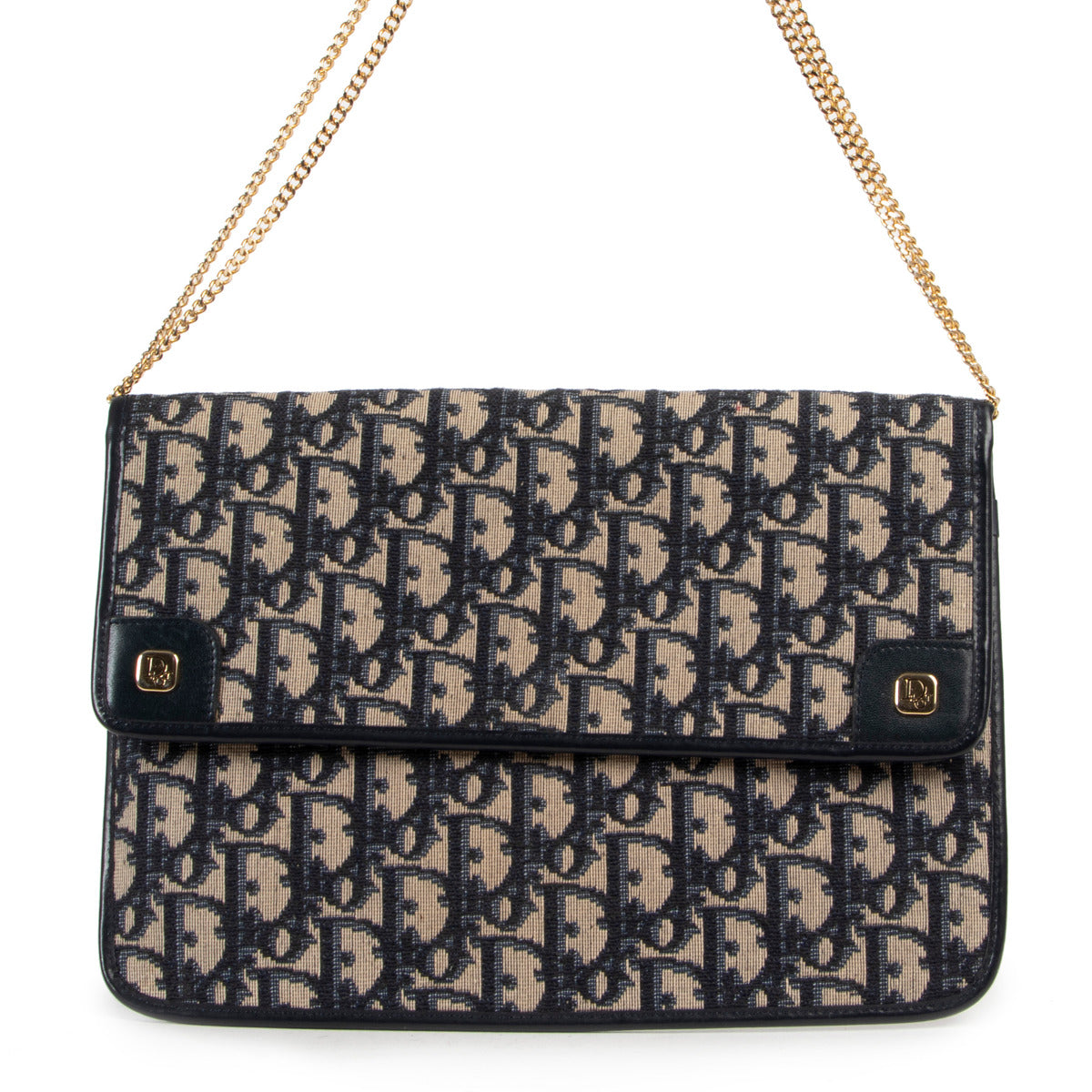 Pochette bleue Christian Dior