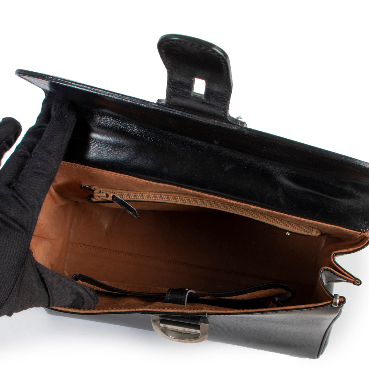 Delvaux Noir Brillant MM Boxcalf '58
