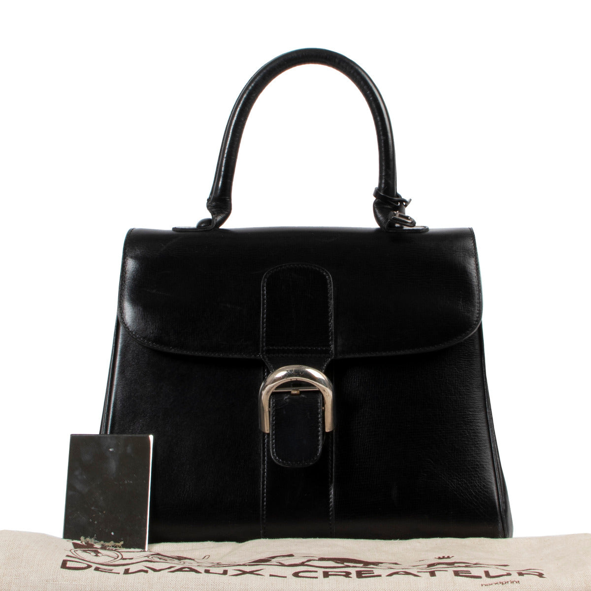 Delvaux Noir Brillant MM Boxcalf '58