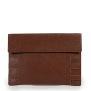 Delvaux Brown Flap Clutch for the best price at Labellov