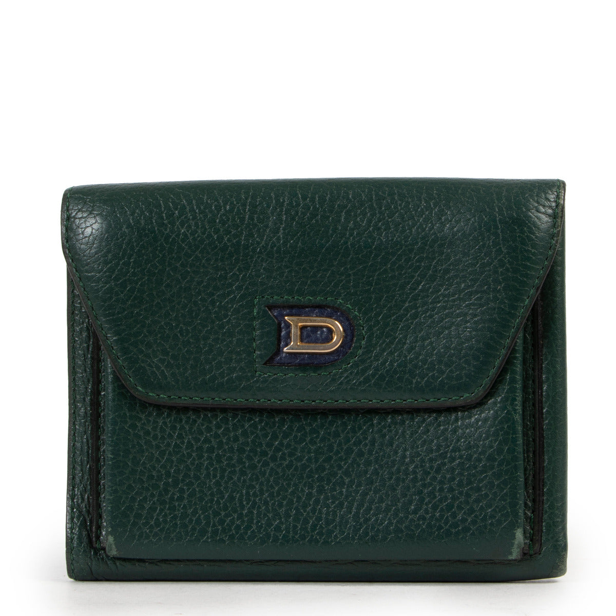 Portefeuille vert Delvaux