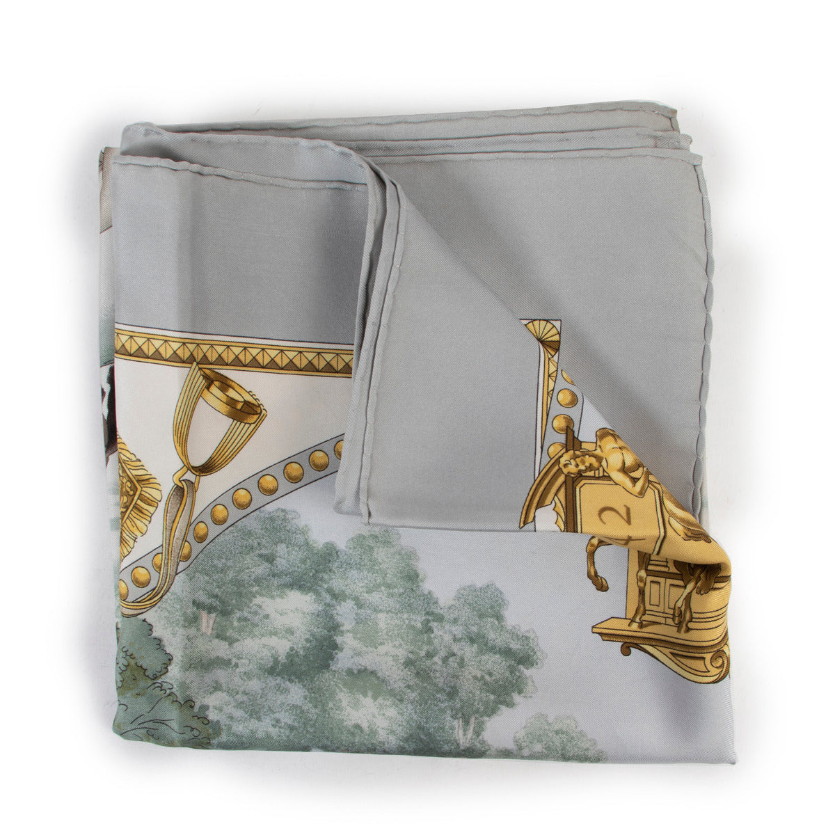 Hermès Présentation de Cheveux Silk Carré Scarf