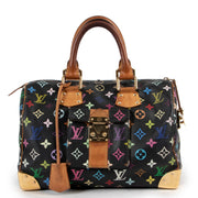 Louis Vuitton Murakami Black Monogram Speedy 30