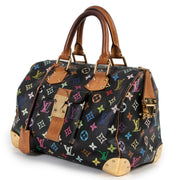 secondhand Louis Vuitton Murakami Black Monogram Speedy 30