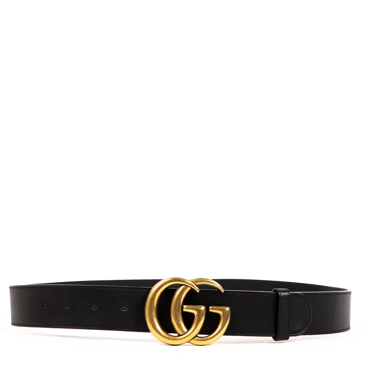 Ceinture Gucci Marmont en cuir noir - taille 90