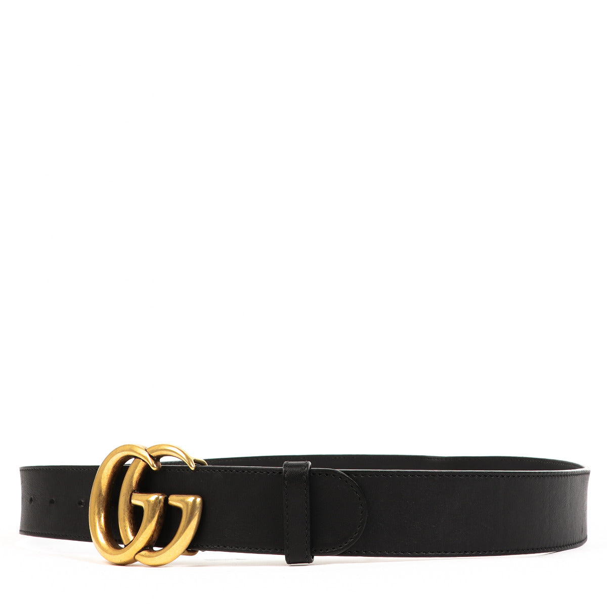 Ceinture Gucci Marmont en cuir noir - taille 90
