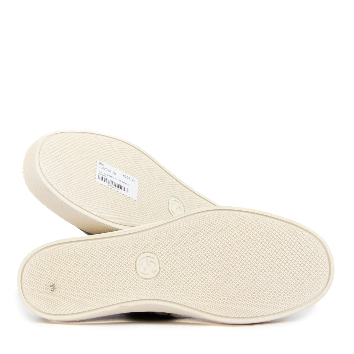 shop 100% authentic second hand Gucci GG Supreme Slip On Sneakers - Size 42 1/2 on Labellov.com