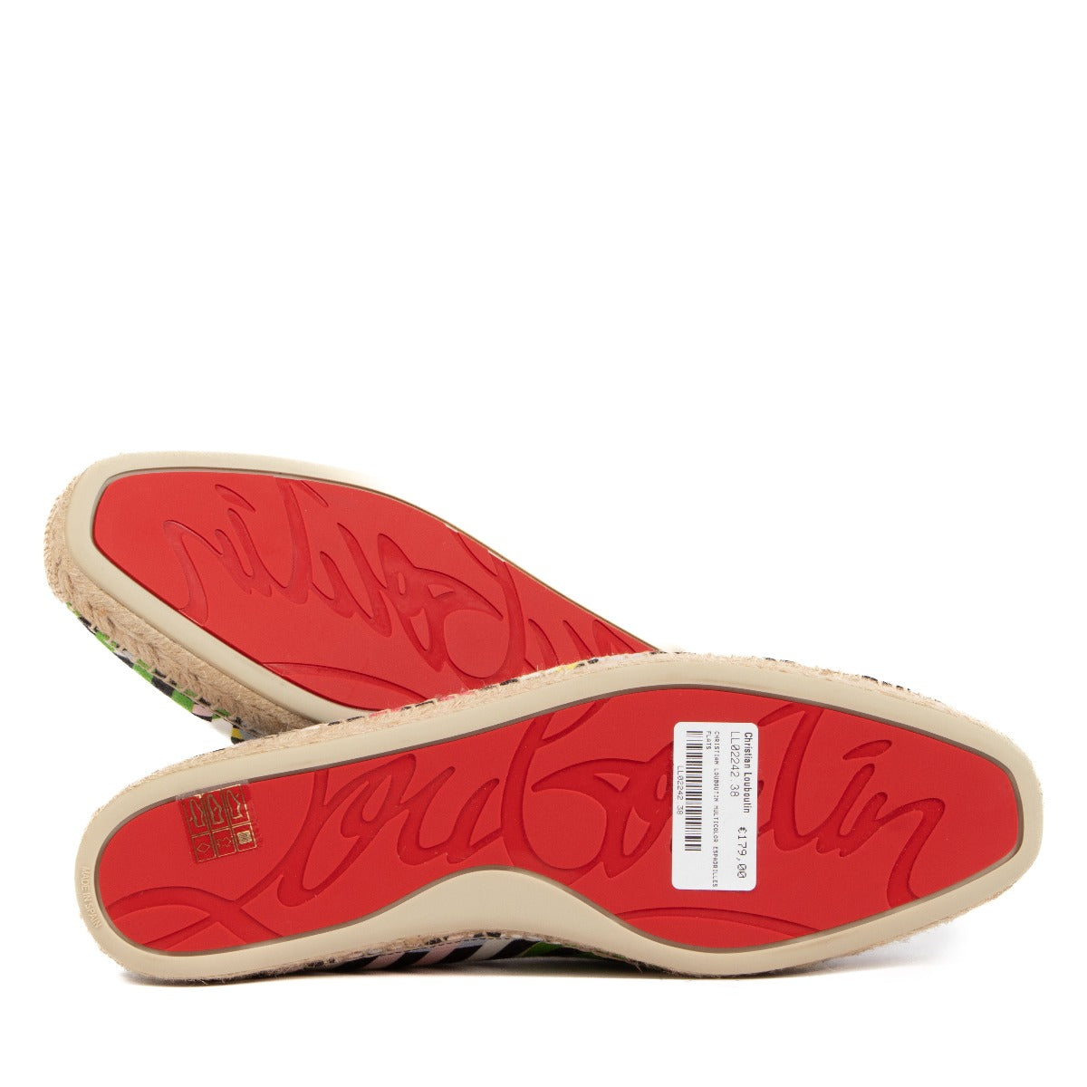 Christian Louboutin Multicolor Nanou Orlato Espadrilles - Size 43