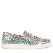 Shop 100% authentic secondhand Christian Louboutin Silver Roller Boat Sneakers - Size 42,5 on Labellov.com