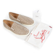 Christian Louboutin Silver Roller Boat Sneakers