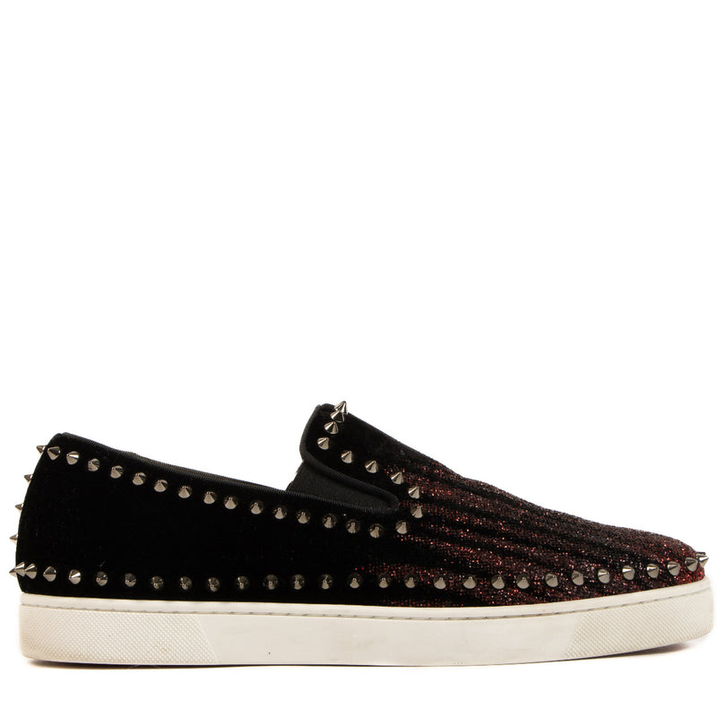 Christian Louboutin Zwarte Pik Boat Sneakers - maat 42.5