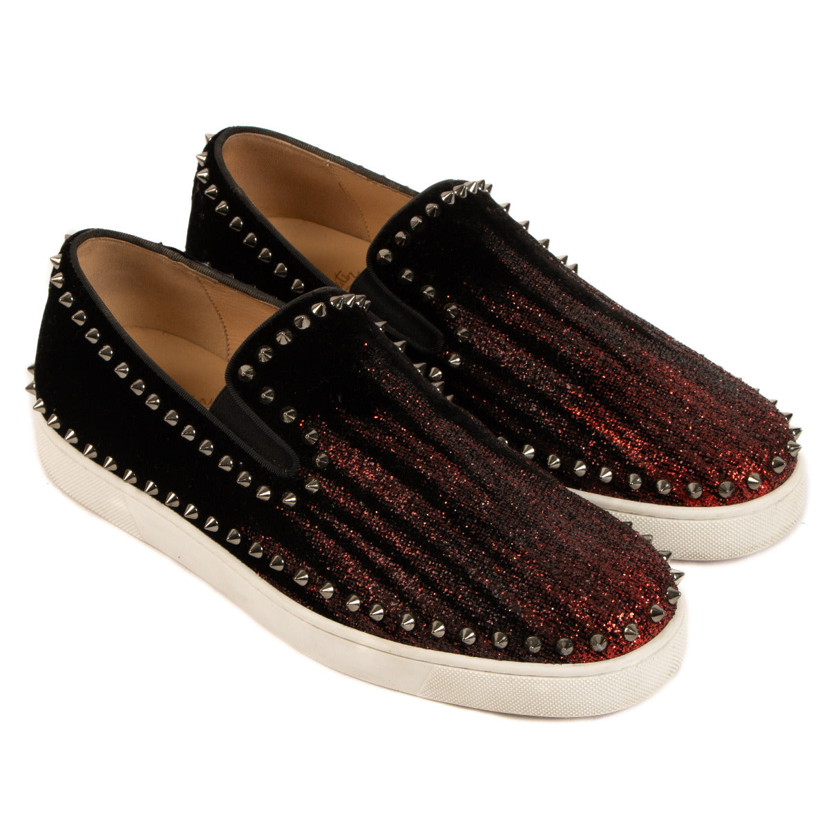Christian Louboutin Zwarte Pik Boat Sneakers - maat 42.5