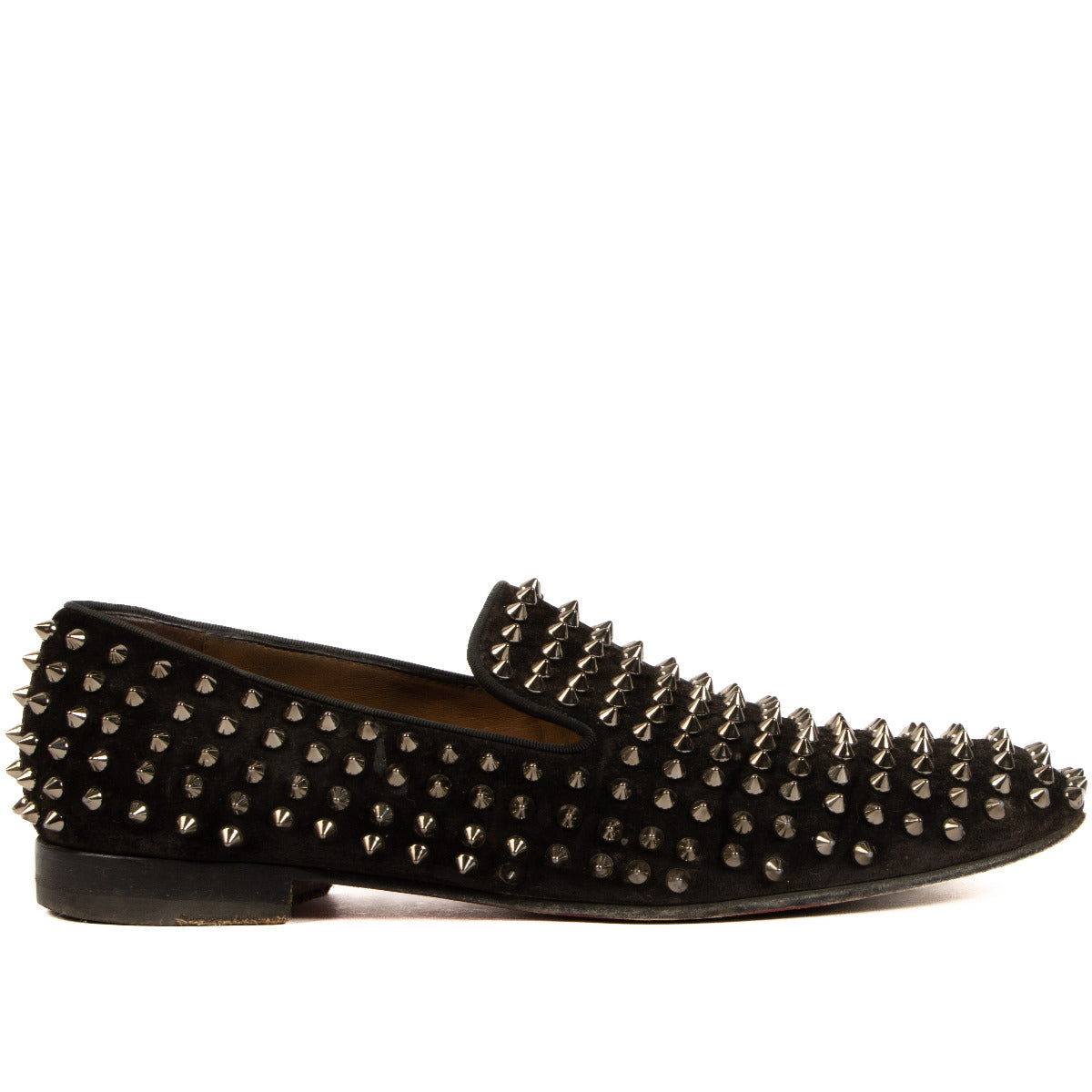 Christian Louboutin Zwarte Dandelion Spikes Loafers - maat 42.5