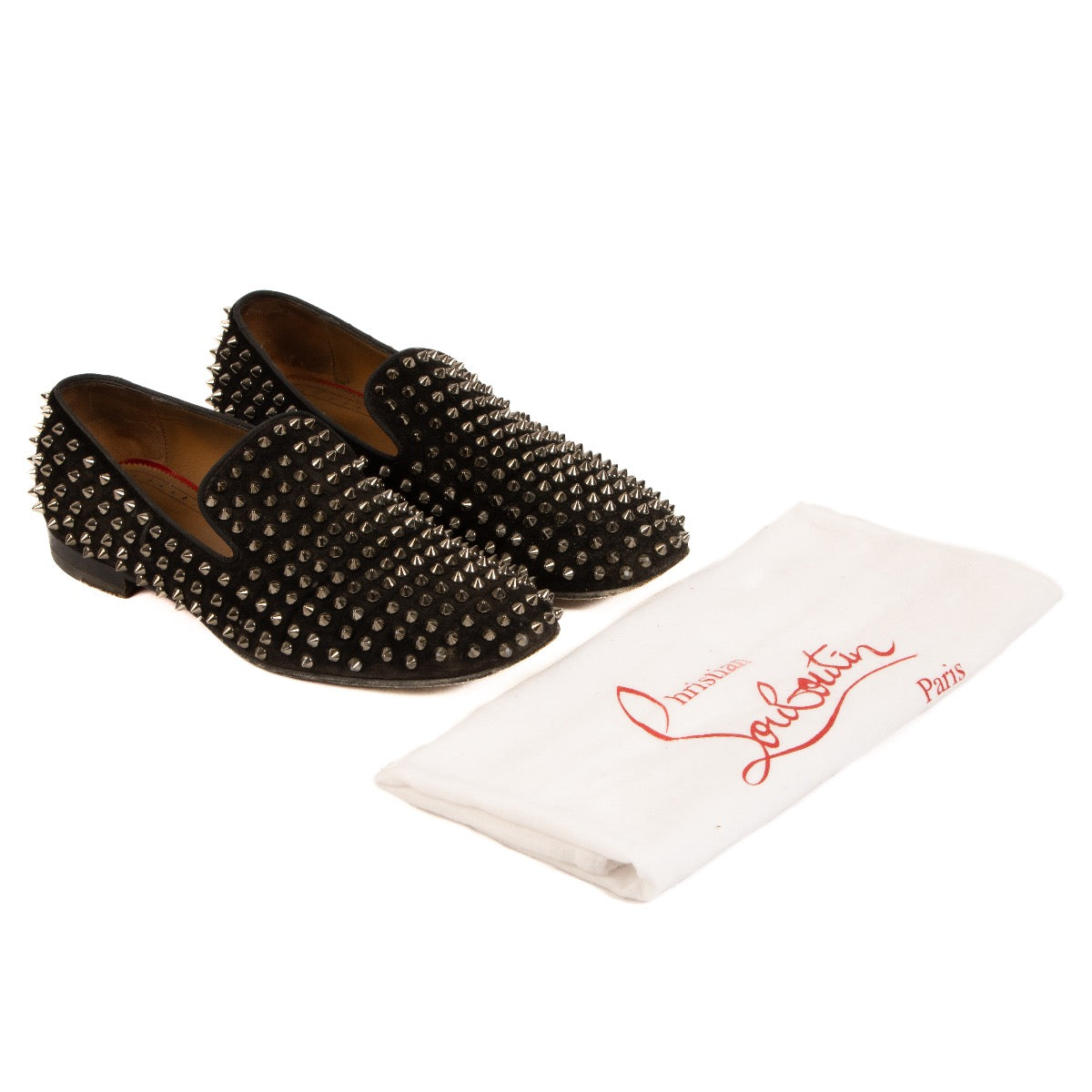 Shop 100% authentic second-hand Christian Louboutin Black Dandelion Loafers on Labellov.com