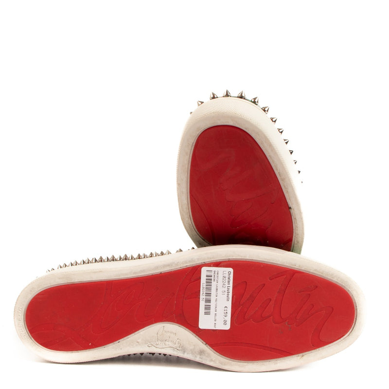 Christian Louboutin Multicolor Roller Boat Sneakers - Size 43