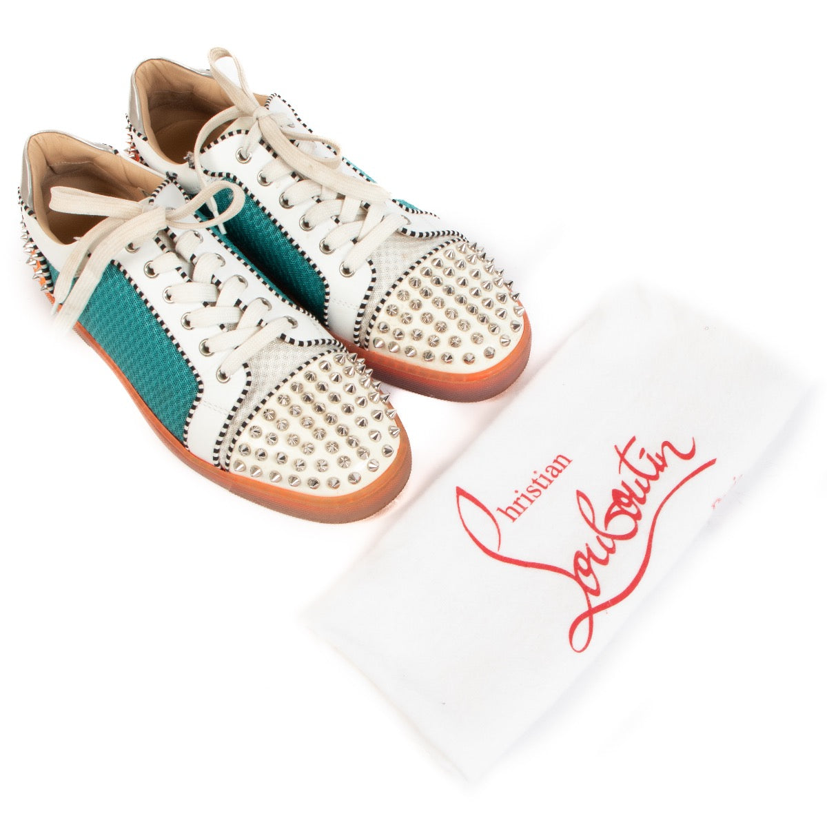 shop authentic second hand Christian Louboutin Seavaste 2 Turquoise Fluo on Labellov.com