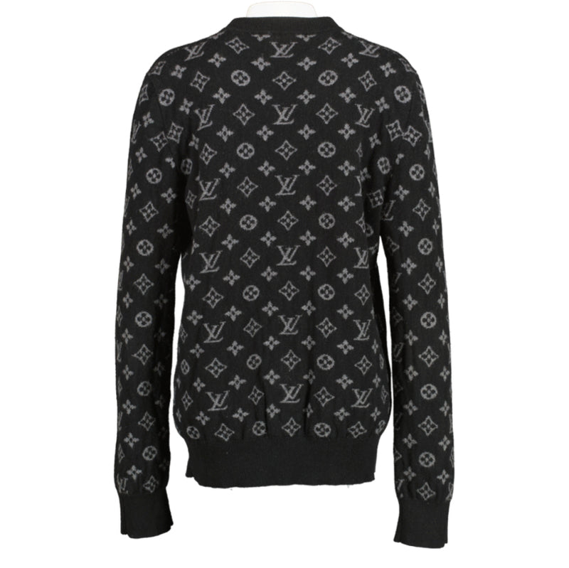 Louis Vuitton Zwarte Monogram Kasjmier Trui