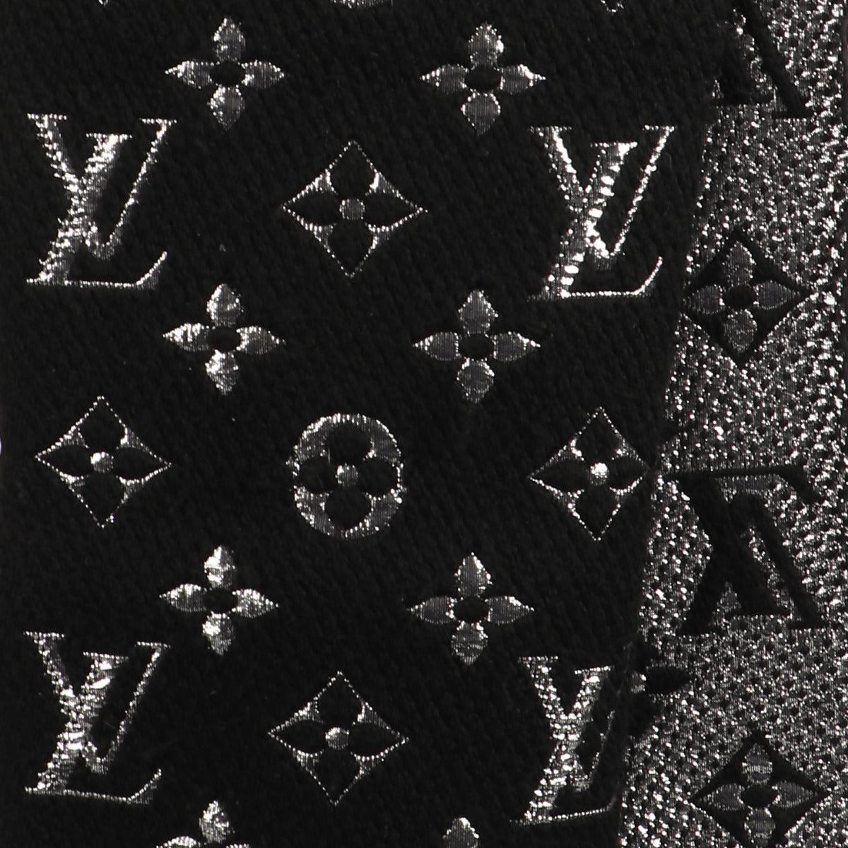 Écharpe Louis Vuitton Shimmer Black Logomania
