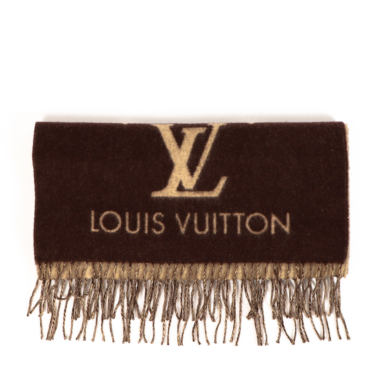 Louis Vuitton Marron Fonce Reykjavik Scarf