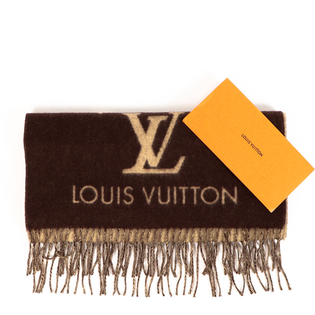 Louis Vuitton Marron Fonce Reykjavik Scarf