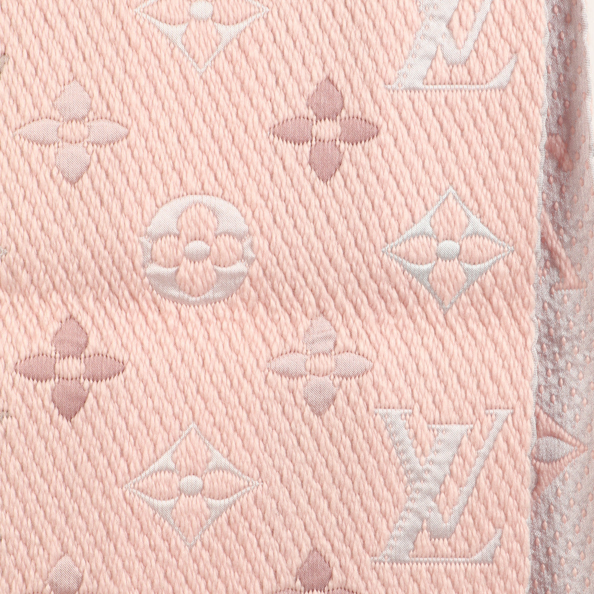 Louis Vuitton Pink Logomania Scarf
