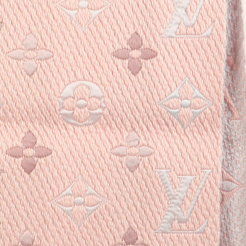 Louis Vuitton Pink Logomania Scarf