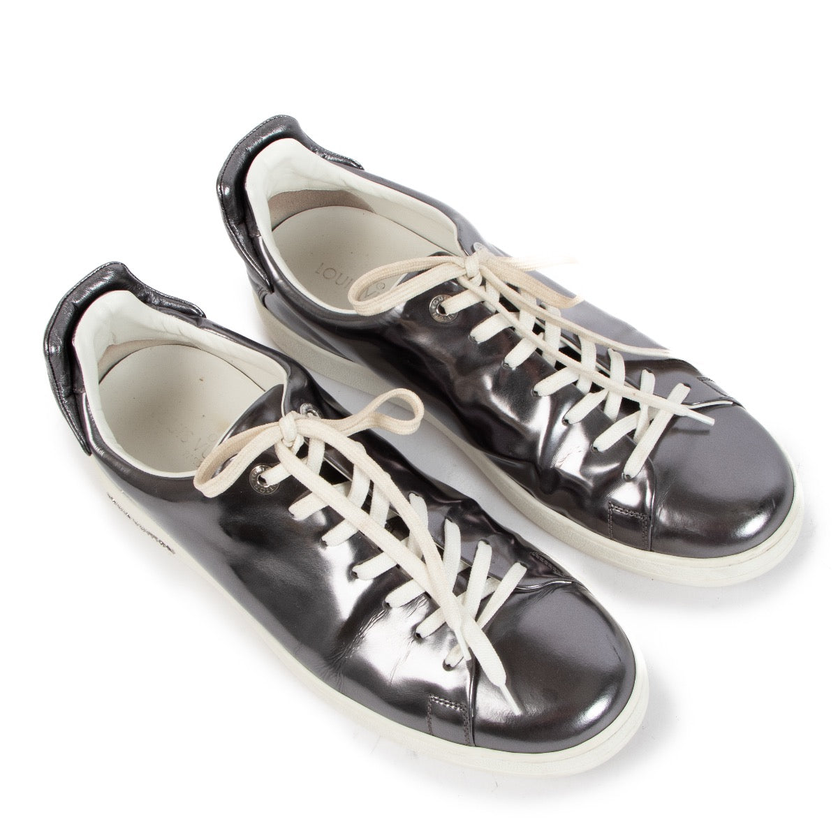 shop authentic second hand Louis Vuitton Metallic Patent Leather Sneakers on Labellov.com