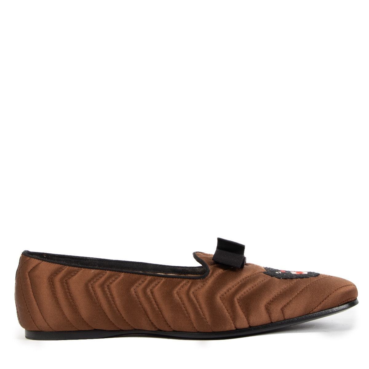 shop authentic second hand Gucci Brown Loafers - Size 42 1/2 on Labellov.com