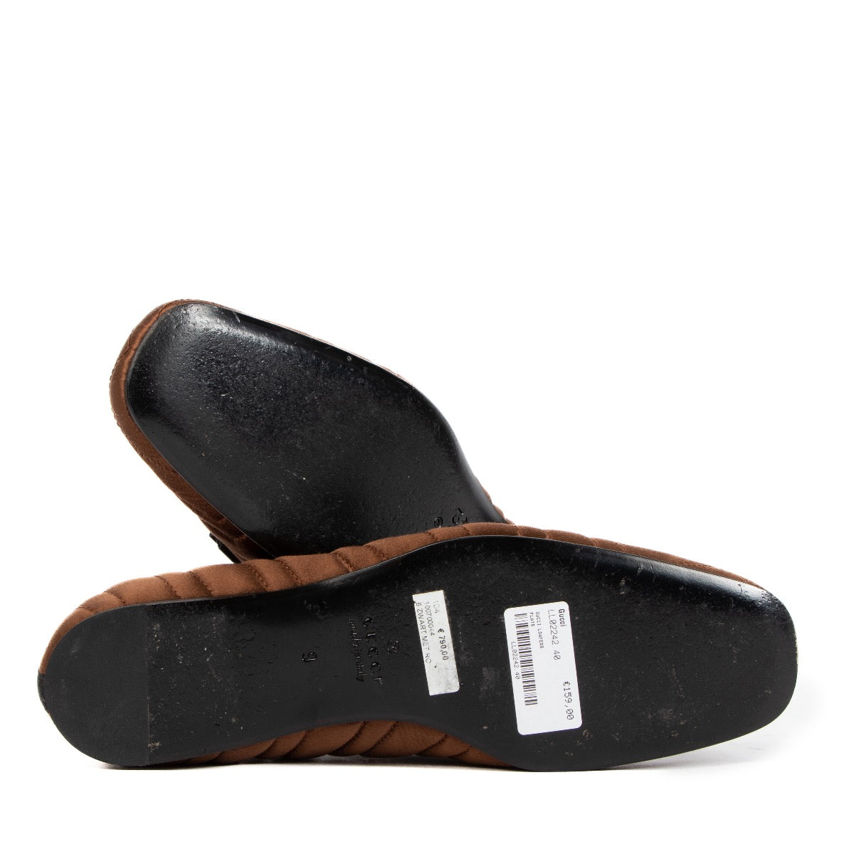 shop authentic second hand Gucci Brown Loafers - Size 42 1/2 on Labellov.com