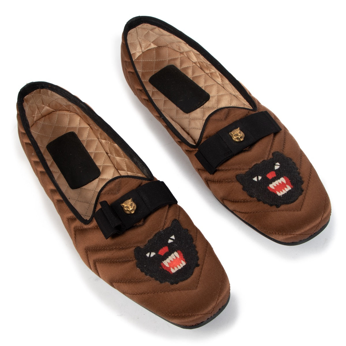 shop authentic second hand Gucci Brown Loafers - Size 42 1/2 on Labellov.com