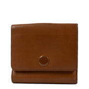 Delvaux Cognac Leather Wallet