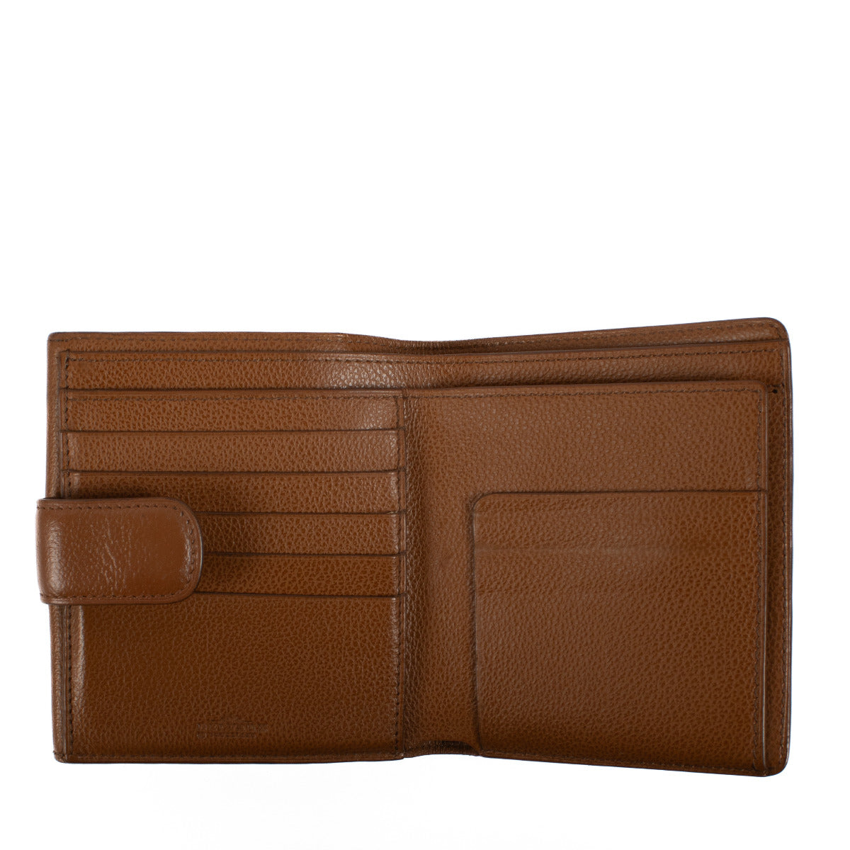 Delvaux Cognac Leather Wallet