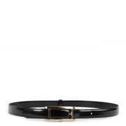 Buy online an authentic second hand Cartier vintage black leather belt in very good condition at Labellov in Antwerp.
