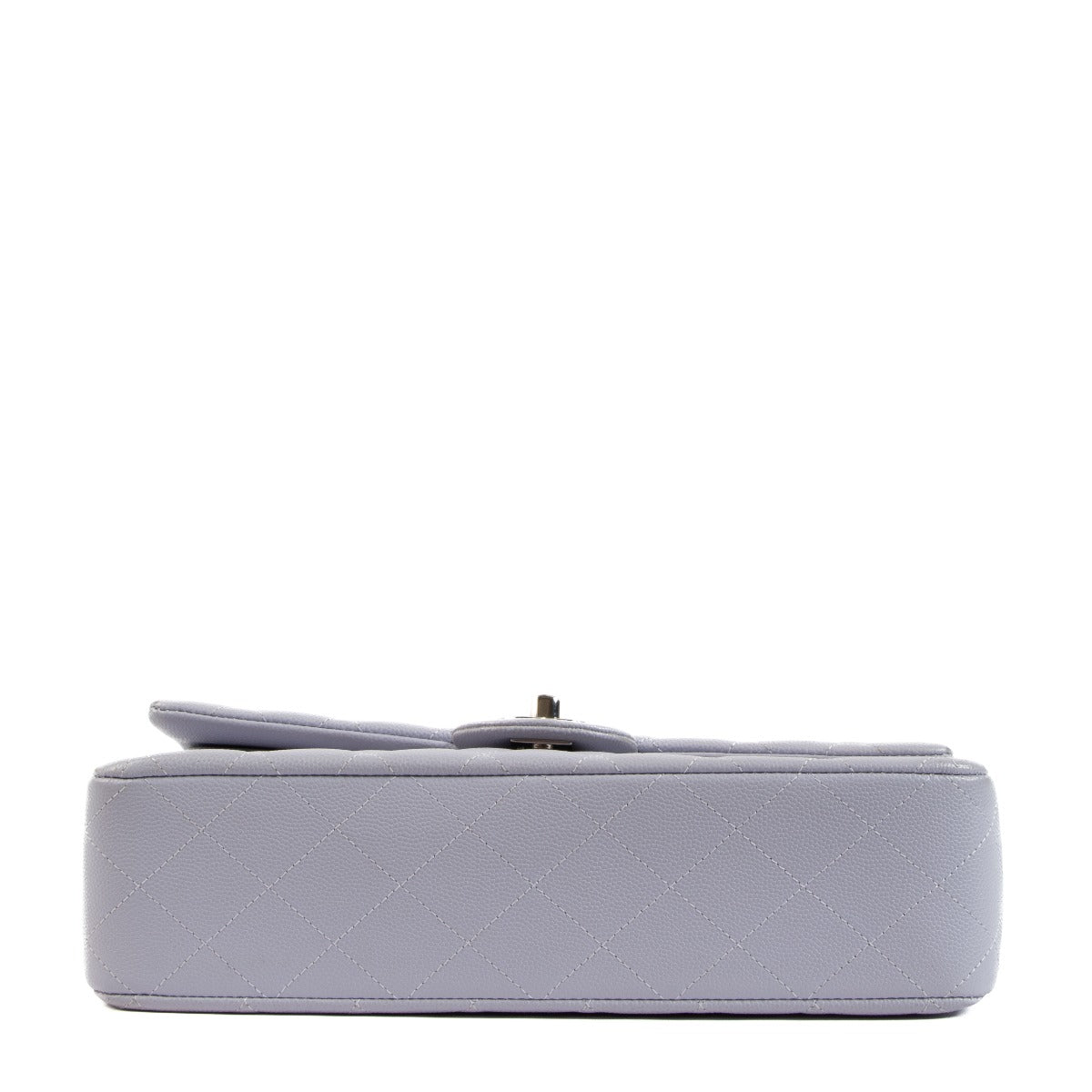 Sac à rabat Chanel Classique Medium en Caviar Lilas
