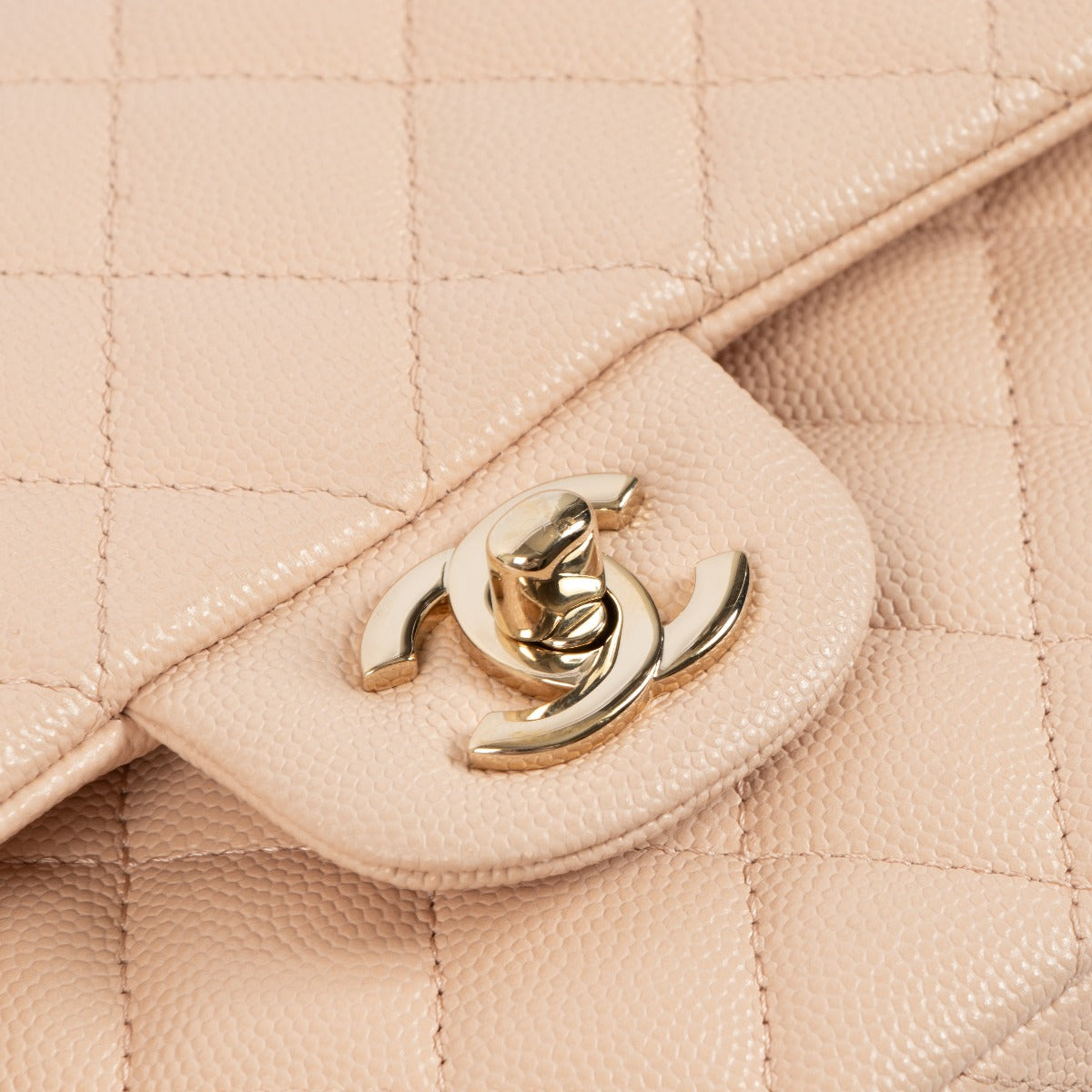 Chanel Cruise 2022 Light Beige Medium Classic Flap Bag