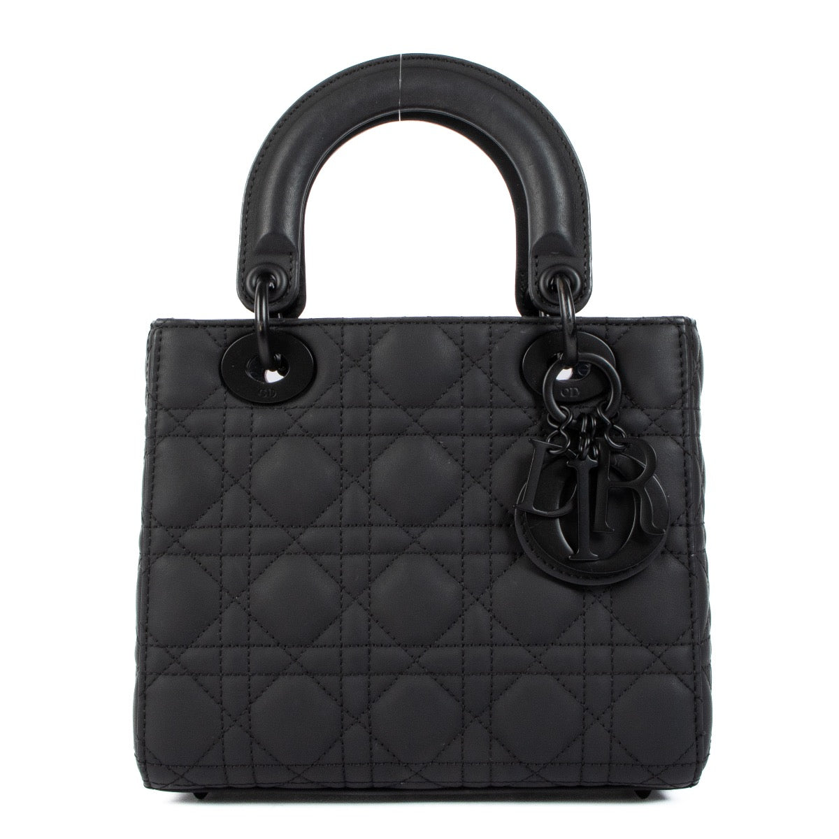 Shop 100% authentic second-hand Christian Dior Black Ultramatte Small Lady Dior My AbCDior Bag on Labellov.com