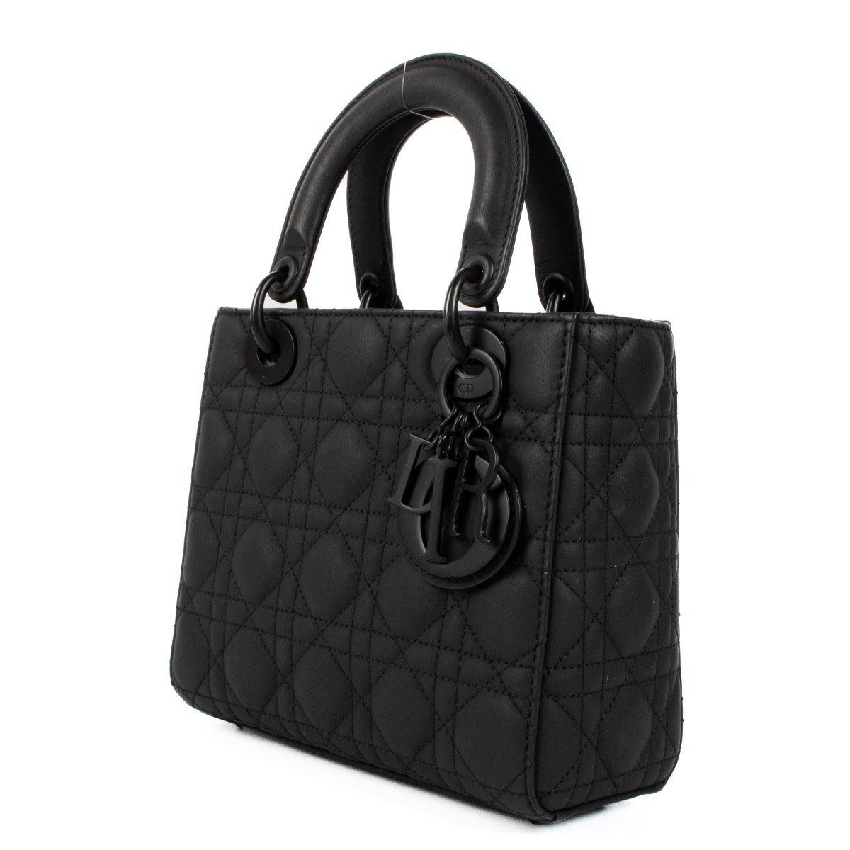 Shop 100% authentic second-hand Christian Dior Black Lady Dior Small Shoulder Bag on Labellov.com