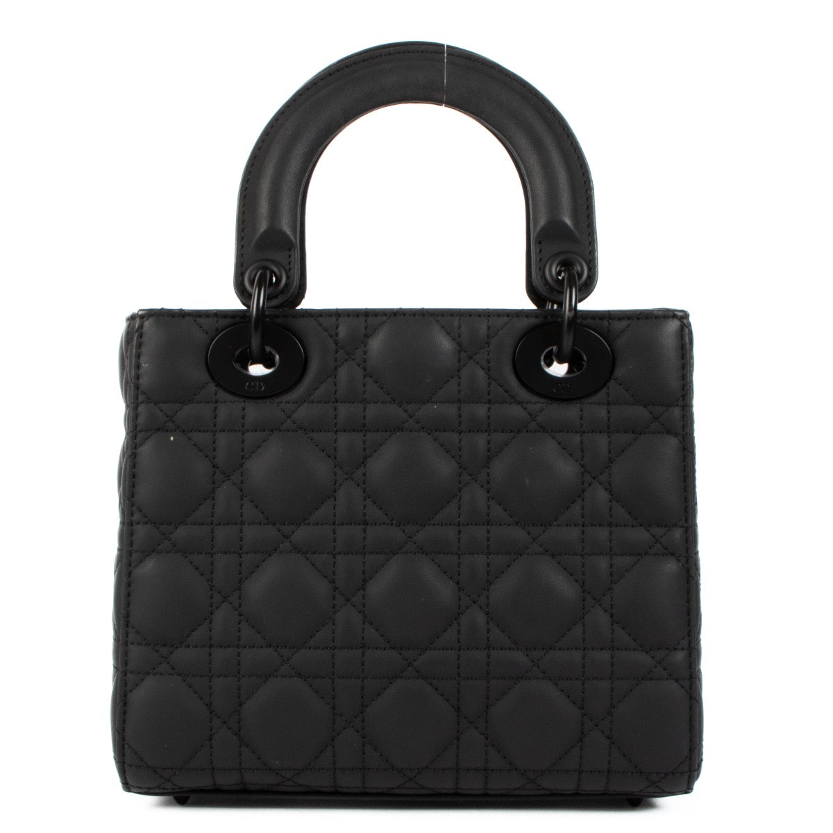 Shop 100% authentic second-hand Christian Dior Black Lady Dior Small Shoulder Bag on Labellov.com