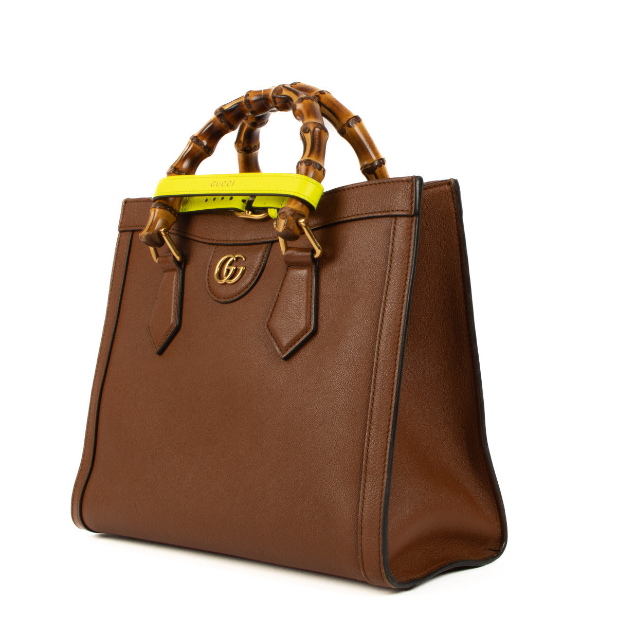 Buy and sell your preloved and brand new Gucci Brown Small Diana Bamboo Top Handle Bag