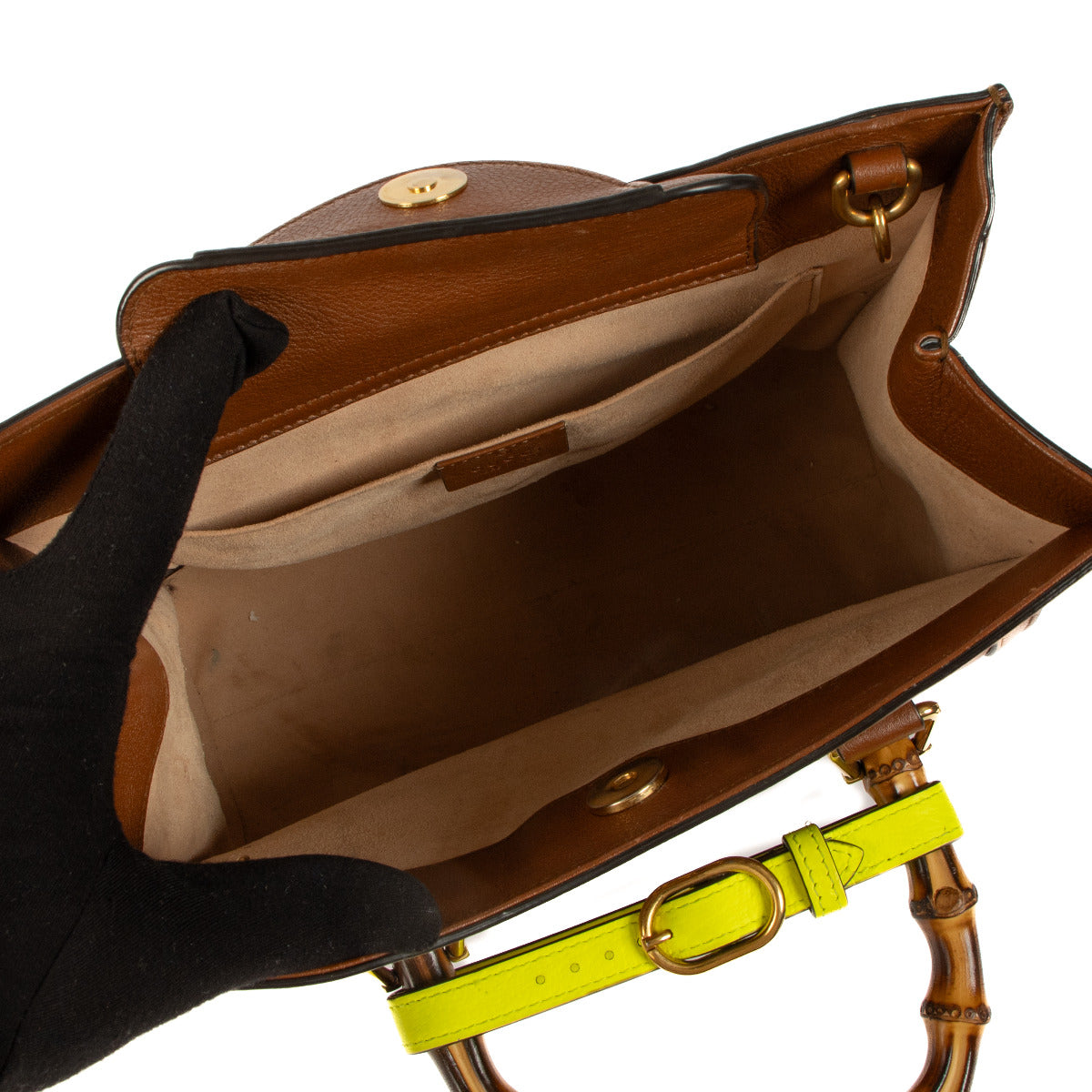 Gucci Brown Small Diana Bamboo Top Handle Bag aan de beste prijs