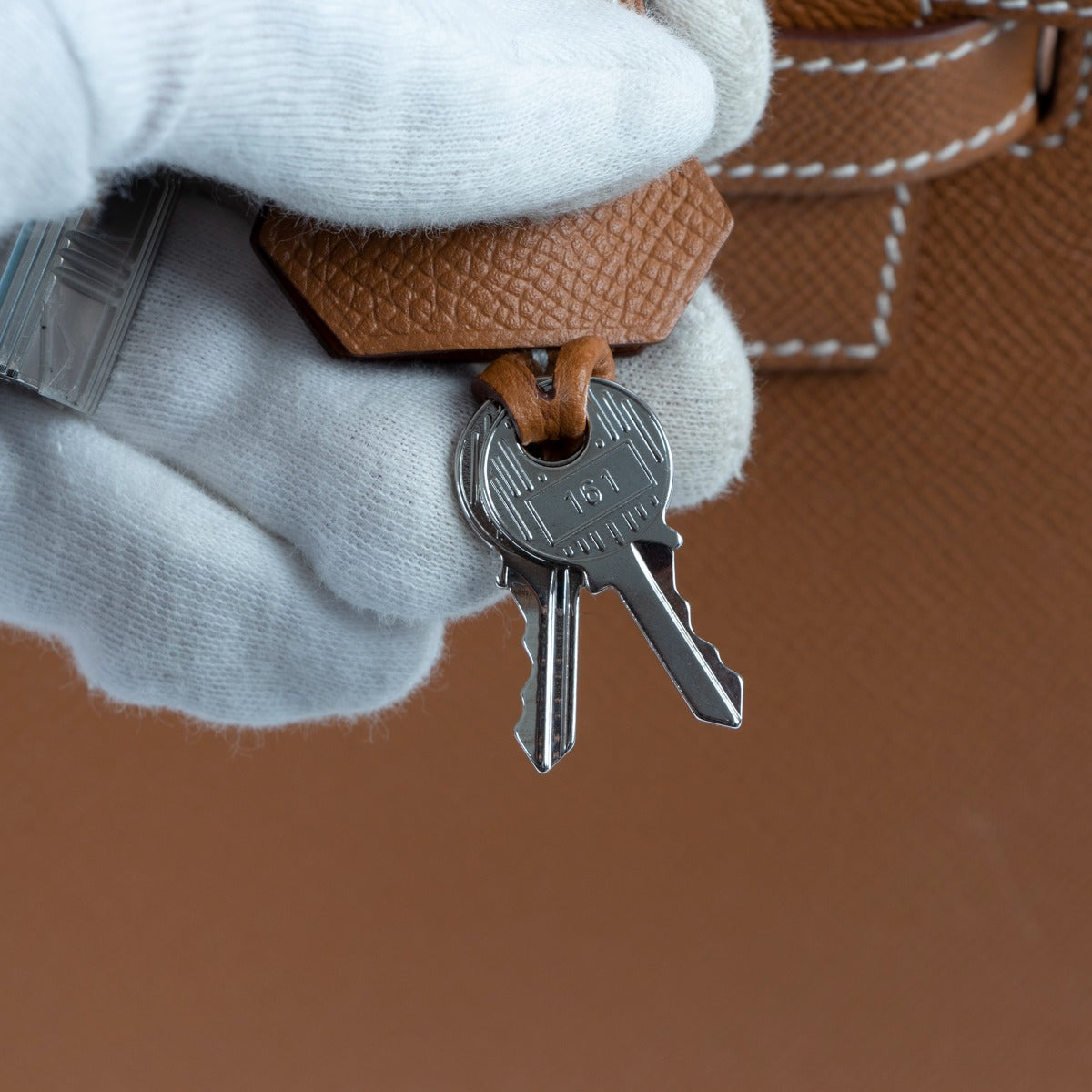 Hermès Kelly 28 Or Epsom Métal argenté palladié