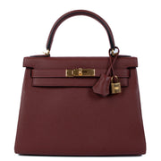 Hermès 2023 Kelly 28 Rouge H Taurillon Clemence