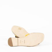 Are you looking for an authentic designer accessory? We buy and sell your preloved and brand new Hermès Yellow Suede Oran Sandals.